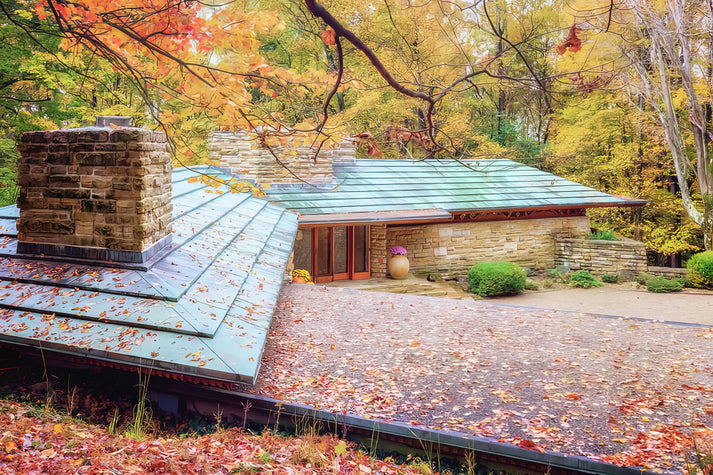 Frank Lloyd Wright's Kentuck Knob Art Print | Museum-Quality Fine Art Print | RedKalion