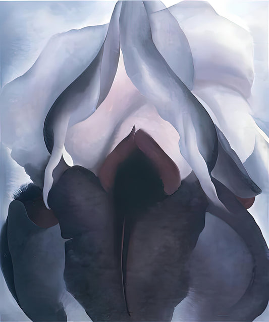 Georgia O'Keeffe Black Iris III Fine Art Print | RedKalion