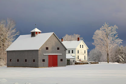 Grey Barn Art Print | Premium Fine Art Reproduction | RedKalion