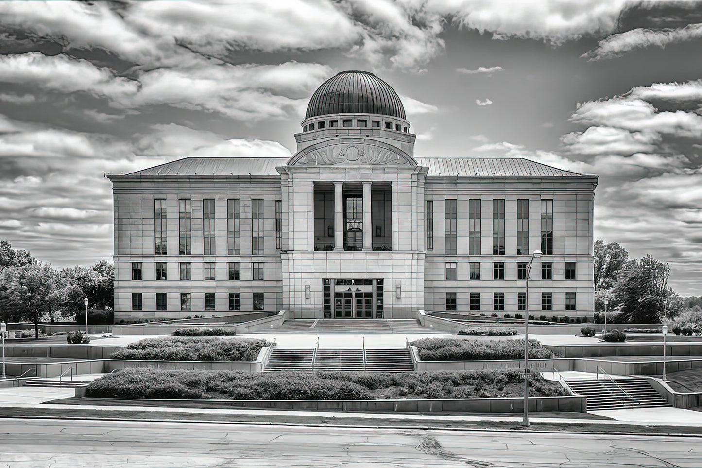 Judicial Branch Building Art Print | Architectural Fine Art Print | RedKalion