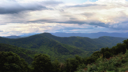 Lane Pinnacle Overlook Art Print | Blue Ridge Parkway Fine Art Print | RedKalion