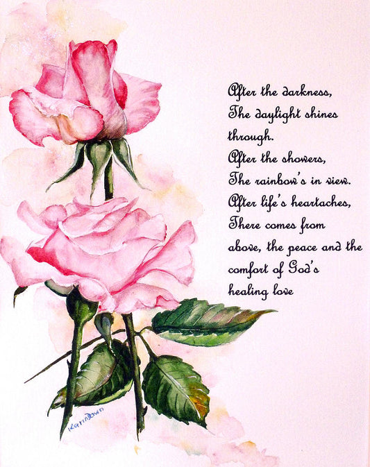 Poem of a Rose Art Print by Georgia O'Keeffe | RedKalion