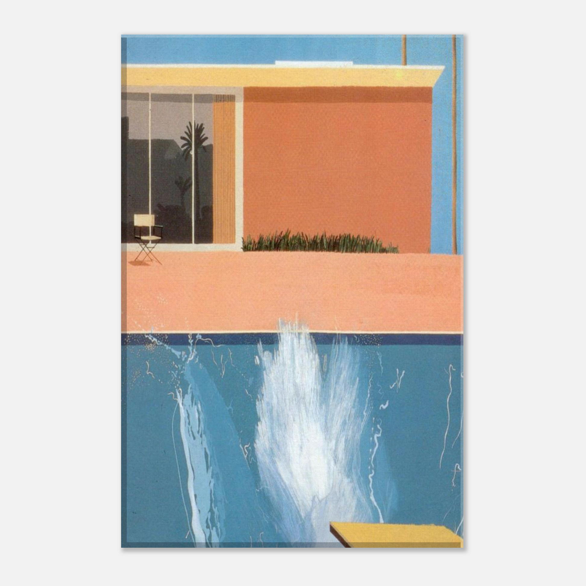 David Hockney Inspired Canvas Trio – Iconic Pop Art Bundle (Set of 3)