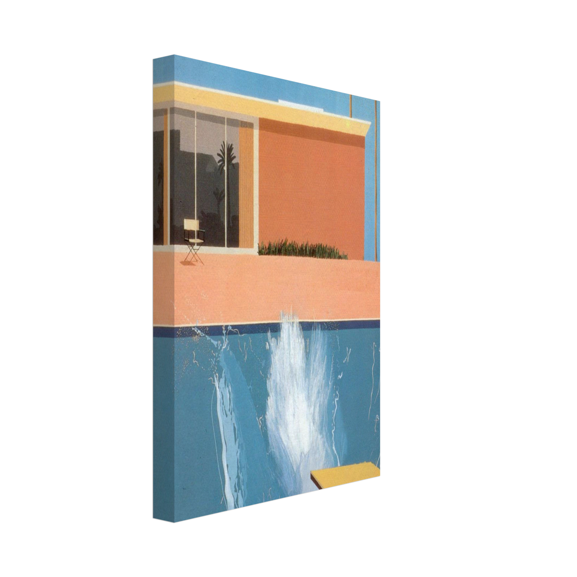 David Hockney Inspired Canvas Trio – Iconic Pop Art Bundle (Set of 3)