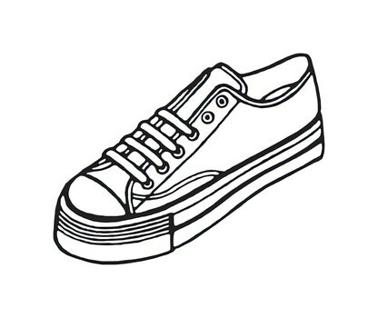 Tennis Shoes Drawing Art Print | Andy Warhol's Pop Art Icon | RedKalion