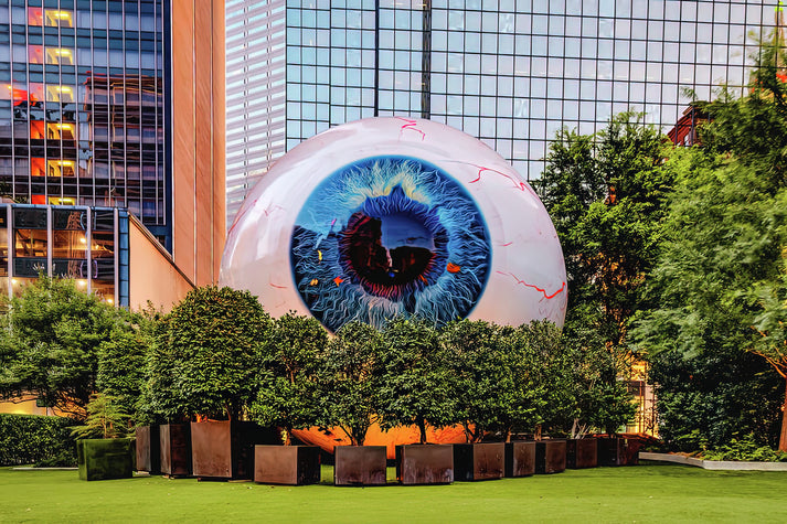 The Eye Dallas Art Print | Museum-Quality Fine Art Print | RedKalion