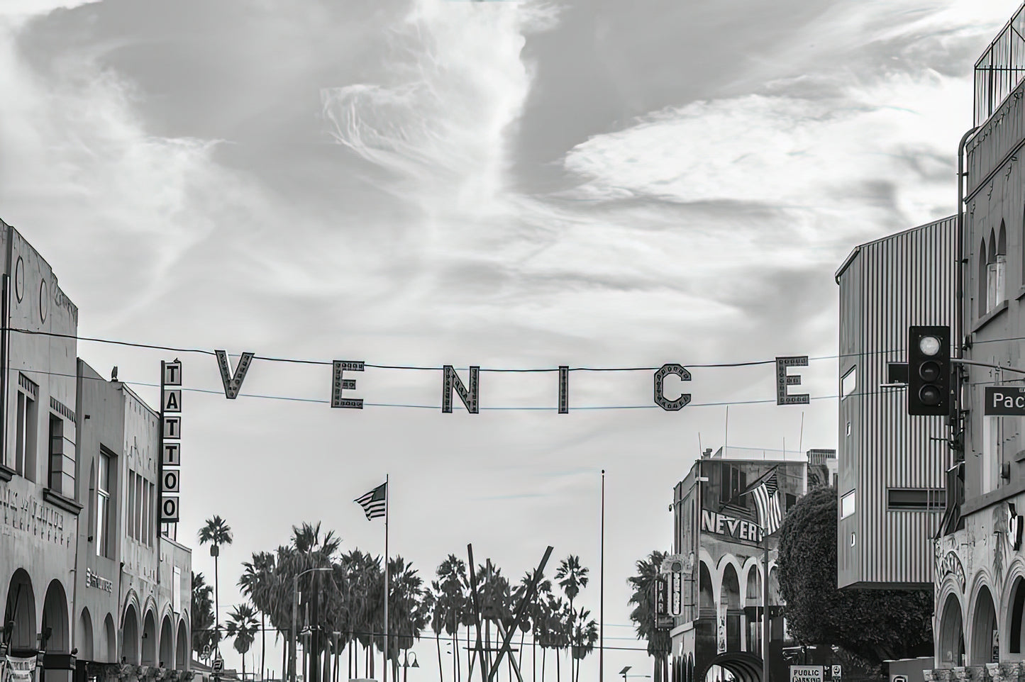 Venice Beach Sign Art Print | Premium Fine Art Reproduction | RedKalion