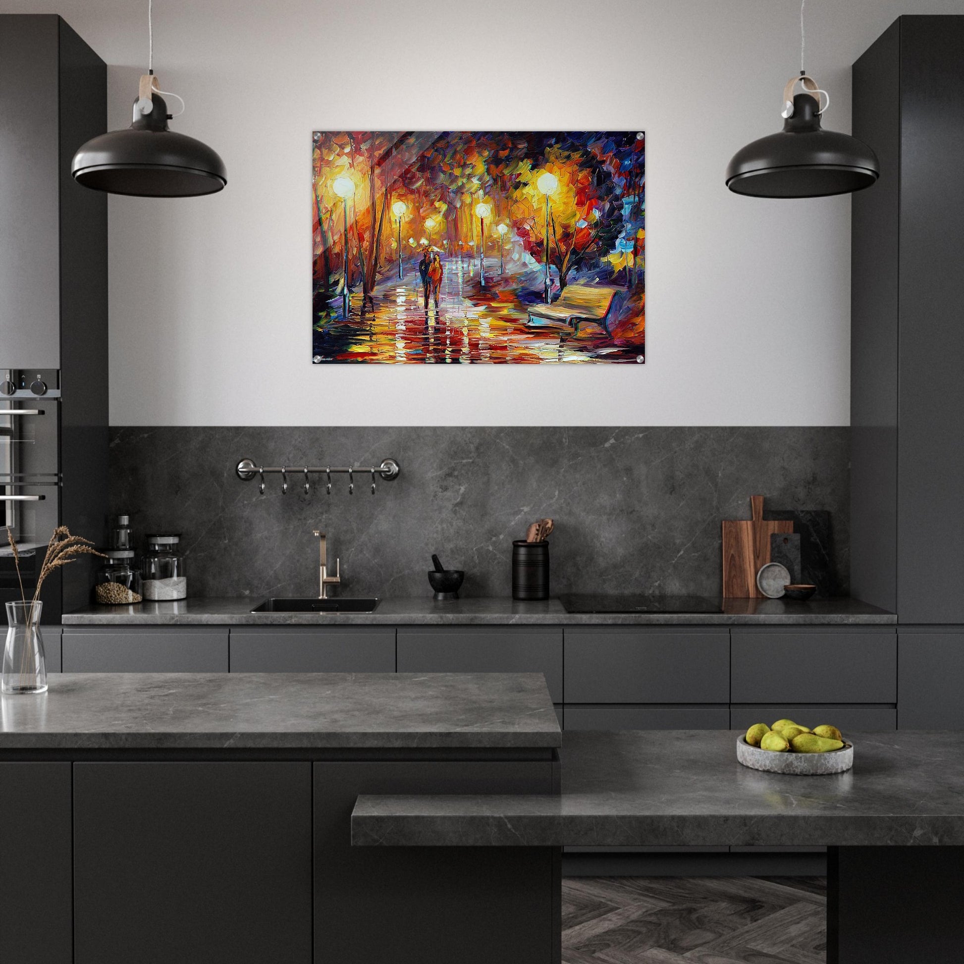 Leonid Afremov - Leonid Afremov Acrylic Print - 70x100 cm / 28x40″ inches | Leonid Afremov Wall Art | Leonid Afremov Prints