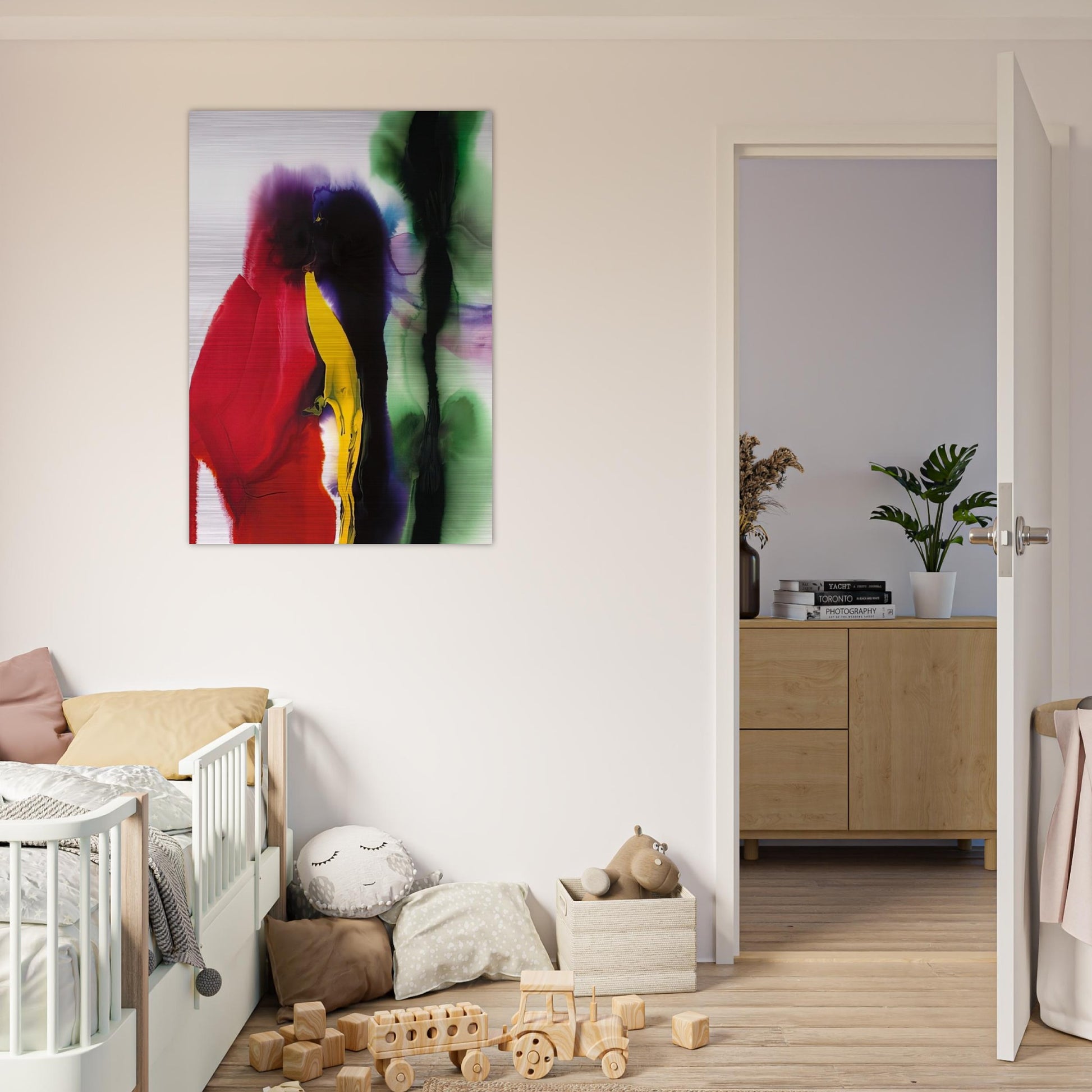 Phenomena Wind Arch - 2009 - Paul Jenkins Brushed Aluminum Print - 70x100 cm / 28x40 inches | Paul Jenkins Aluminum Print | Paul Jenkins Prints