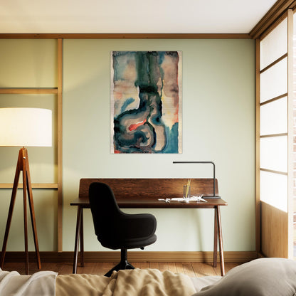 Portrait No. III - Georgia O'Keeffe Brushed Aluminum Print - 70x100 cm / 28x40 inches | Georgia O'Keeffe Aluminum Print | Georgia O'Keeffe Prints