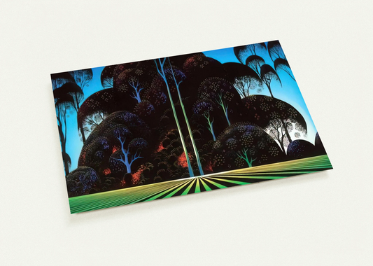 Forest Bouquet By Eyvind Earle Pack of 10 Post Cards | Eyvind Earle Post Cards | A6 (10.5 x 14.8 cm) - 4.1 x 5.8 inches