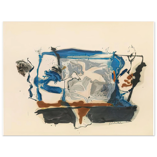 Helen Frankenthaler - Swan Lake II, 1961- Wall Art - 21x29.7 cm / 8x12" - Fine Art Poster - -
