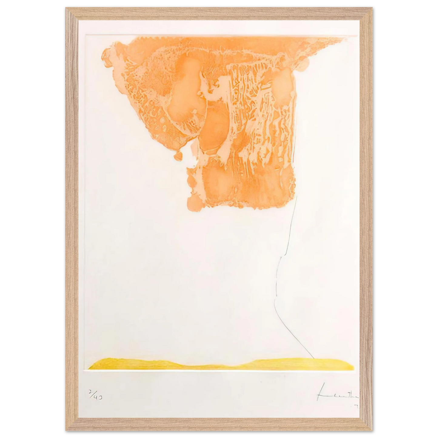 Helen Frankenthaler - Pranzo Italiano - 1973 Wall art - 75x100 cm / 30x40 inches - Fine Art Poster - -