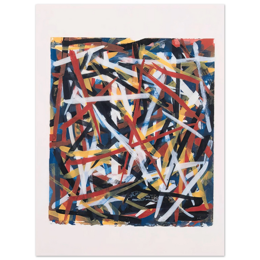 Sol LeWitt - Brushstrokes Fine Art Poster - Default Title