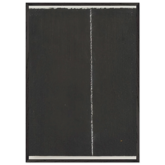 Lines - 1982 N2 - Raoul De Keyser Framed Art Print – Black Wooden Frame - Default Title - -Framed Art Print