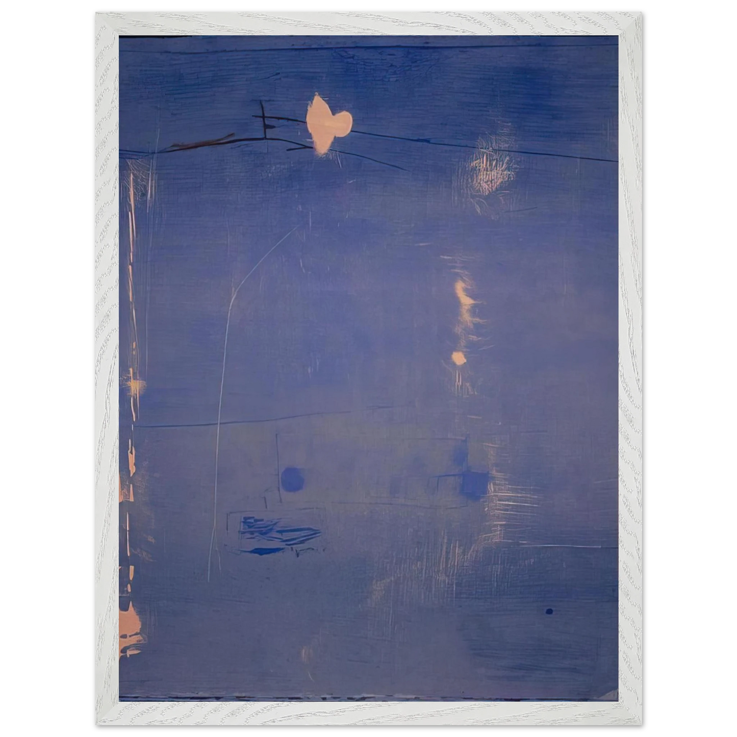 Helen Frankenthaler - Cameo - 1980 Wall art - A3 (29.7 x 42  cm) - Premium Wooden Framed Poster With Fine Art Paper - Wood frame