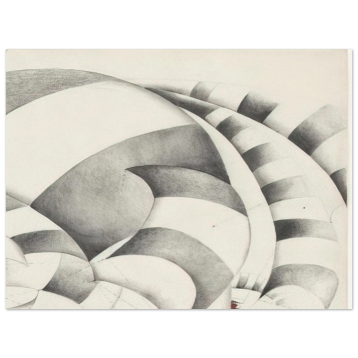 Lee Bontecou - UNTITLED 1967  75x100 cm / 30x40inches Fine Art Poster