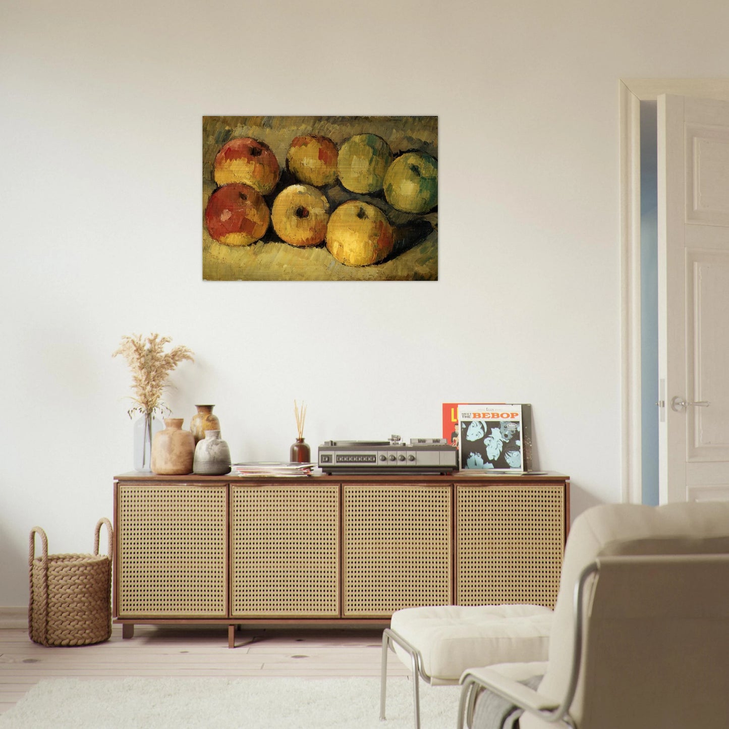 Apples - Paul Cézanne Brushed Aluminum Print - 70x100 cm / 28x40 inches | Paul Cézanne Aluminum Print | Paul Cézanne Prints