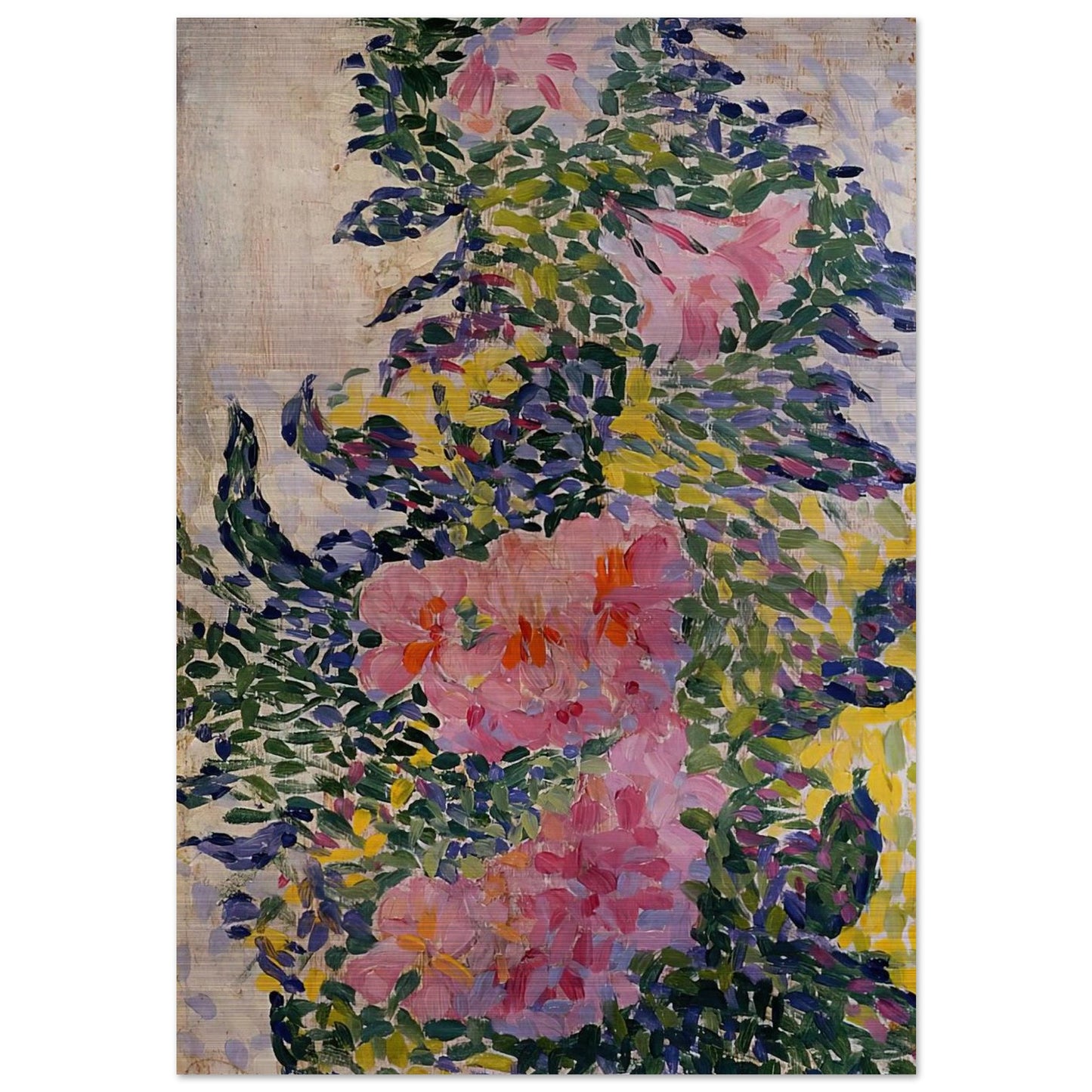 Flowers - Henri-Edmond Cross Brushed Aluminum Print - 70x100 cm / 28x40 inches | Henri-Edmond Cross Aluminum Print | Henri-Edmond Cross Prints