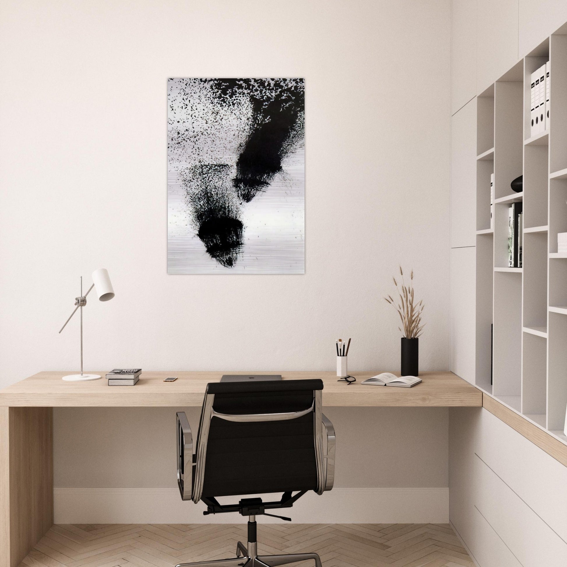 Machine Age Noise - 1957 - Morris Graves Brushed Aluminum Print - 70x100 cm / 28x40 inches | Morris Graves Aluminum Print | Morris Graves Prints