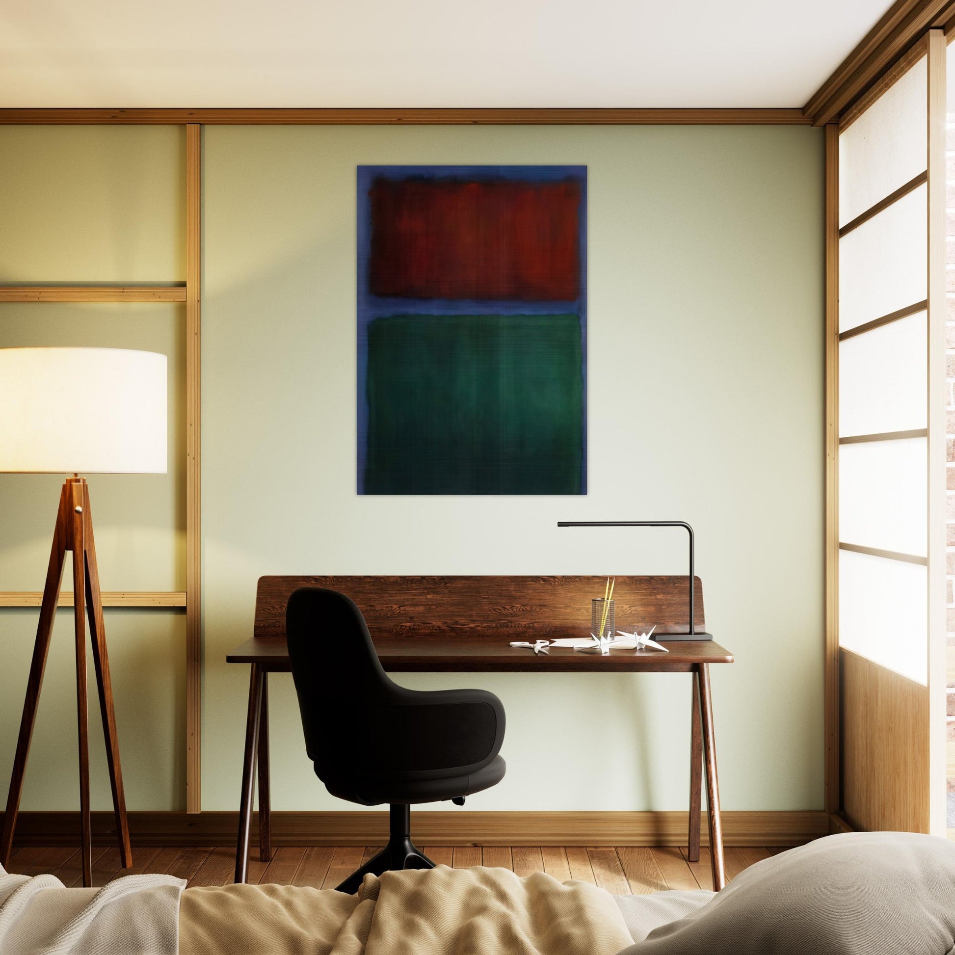 Earth and Green - 1955 - Mark Rothko Brushed Aluminum Print - 70x100 cm / 28x40 inches | Mark Rothko Aluminum Print | Mark Rothko Prints