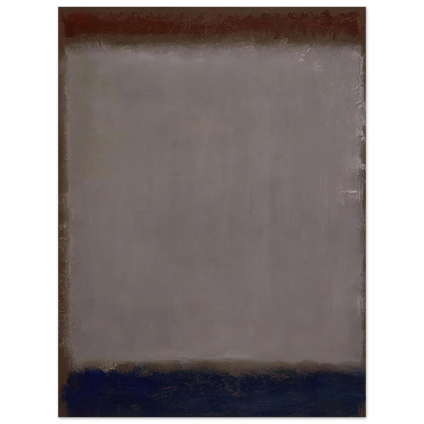 Mark Rothko - Lavender and Mulberry - 1959 Wall Art - 30x40 cm / 12x16 inches - Premium Wooden Framed Poster With Fine Art Paper - Wood frame