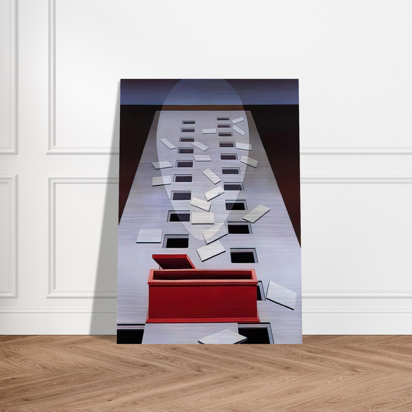 Transection #3, After Fra Angelico - 1967 - Clarence Holbrook Carter Brushed Aluminum Print - 70x100 cm / 28x40 inches | Clarence Holbrook Carter Aluminum Print | Clarence Holbrook Carter Prints