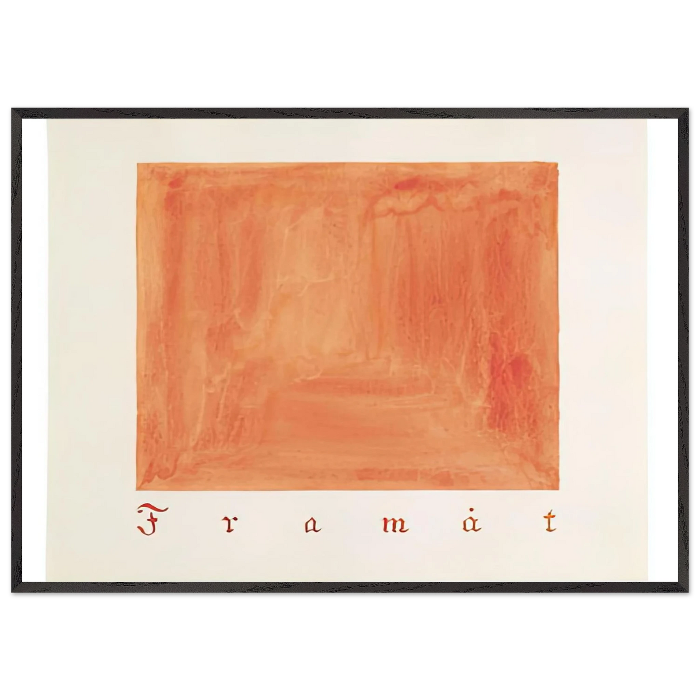 Hilma af Klint - FORWARDS PARCIFAL SERIES GROUP 2 SECTION 4 THE CONVOLUTE OF THE PHYSICAL PLANE 1916 Wall art - A3 (29.7 x 42  cm) - Premium Wooden Framed Poster With Fine Art Paper - Black frame