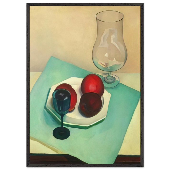Still Life - 1925 - Charles Sheeler 70x100 cm / 28x40 inches Framed Art Print – Black Wooden Frame