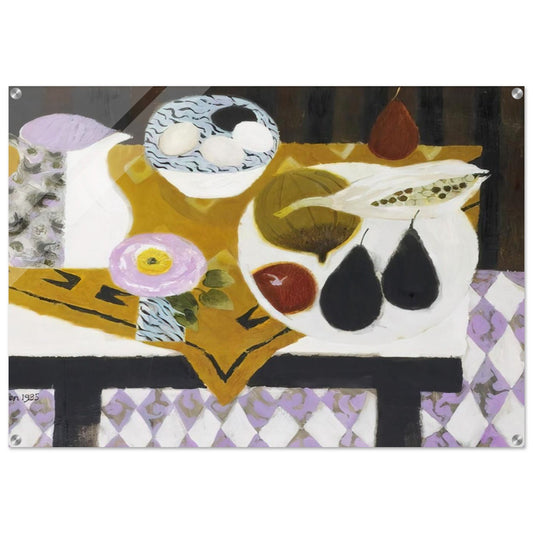 Bowl of Eggs - 1985 - Mary Fedden Acrylic Print - 70x100 cm / 28x40″ inches | Mary Fedden Wall Art | Mary Fedden Prints