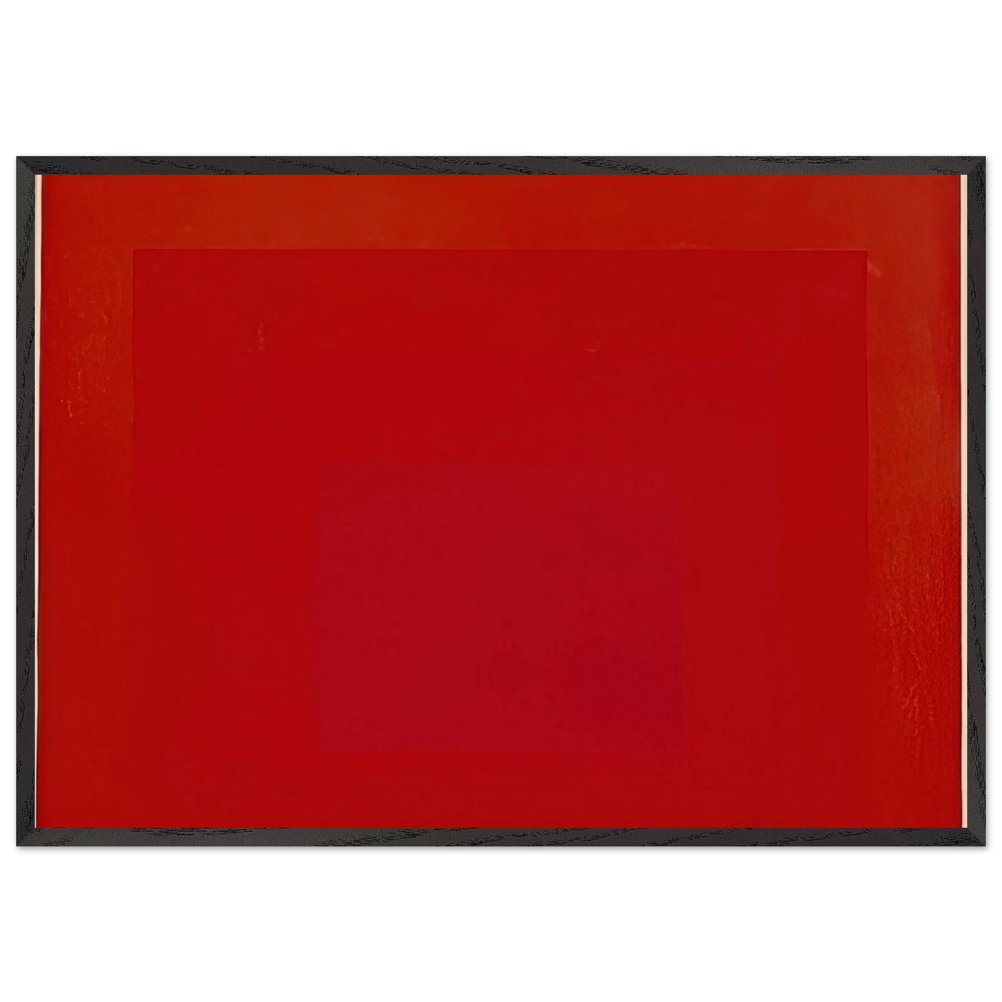 HOMAGE TO THE SQUARE BROAD CALL 1967 - Josef Albers Framed Art Print – Black Wooden Frame - Default Title - -Framed Art Print