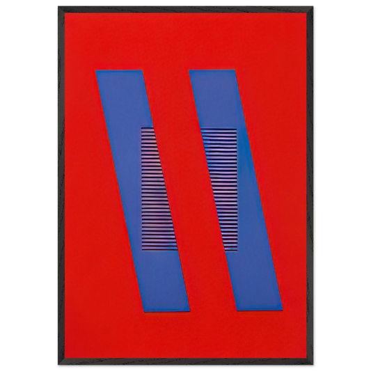 Book - 1958 - Dieter Roth Framed Art Print – Black Wooden Frame - Default Title - -Framed Art Print