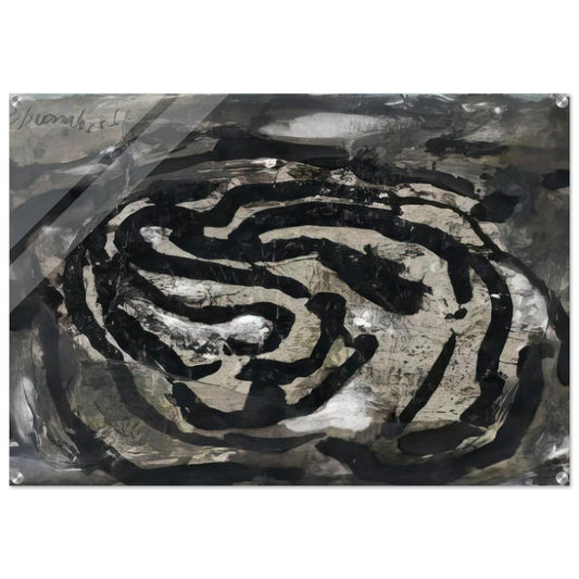 Untitled EL X - 1966 - Emil Schumacher Acrylic Print - 70x100 cm / 28x40″ inches