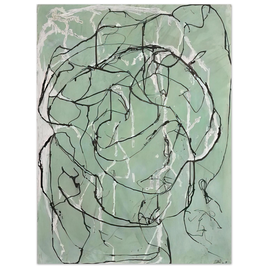 Brice Marden - Post Calligraphic Drawing - 1998 Fine Art Poster - Default Title