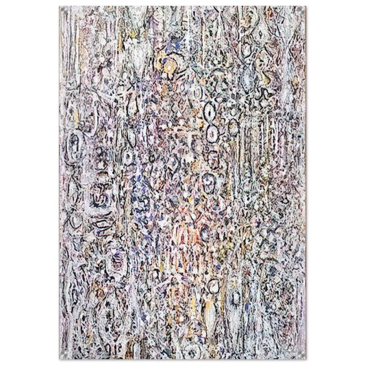 White Gothic No. 5 - 1961 - Richard Pousette-Dart Acrylic Print - 70x100 cm / 28x40″ inches | Richard Pousette-Dart Wall Art | Richard Pousette-Dart Prints