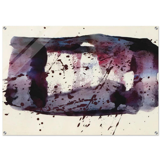 Untitled  SF76-176  - Sam Francis Acrylic Print - 70x100 cm / 28x40″ inches | Sam Francis Wall Art | Sam Francis Prints