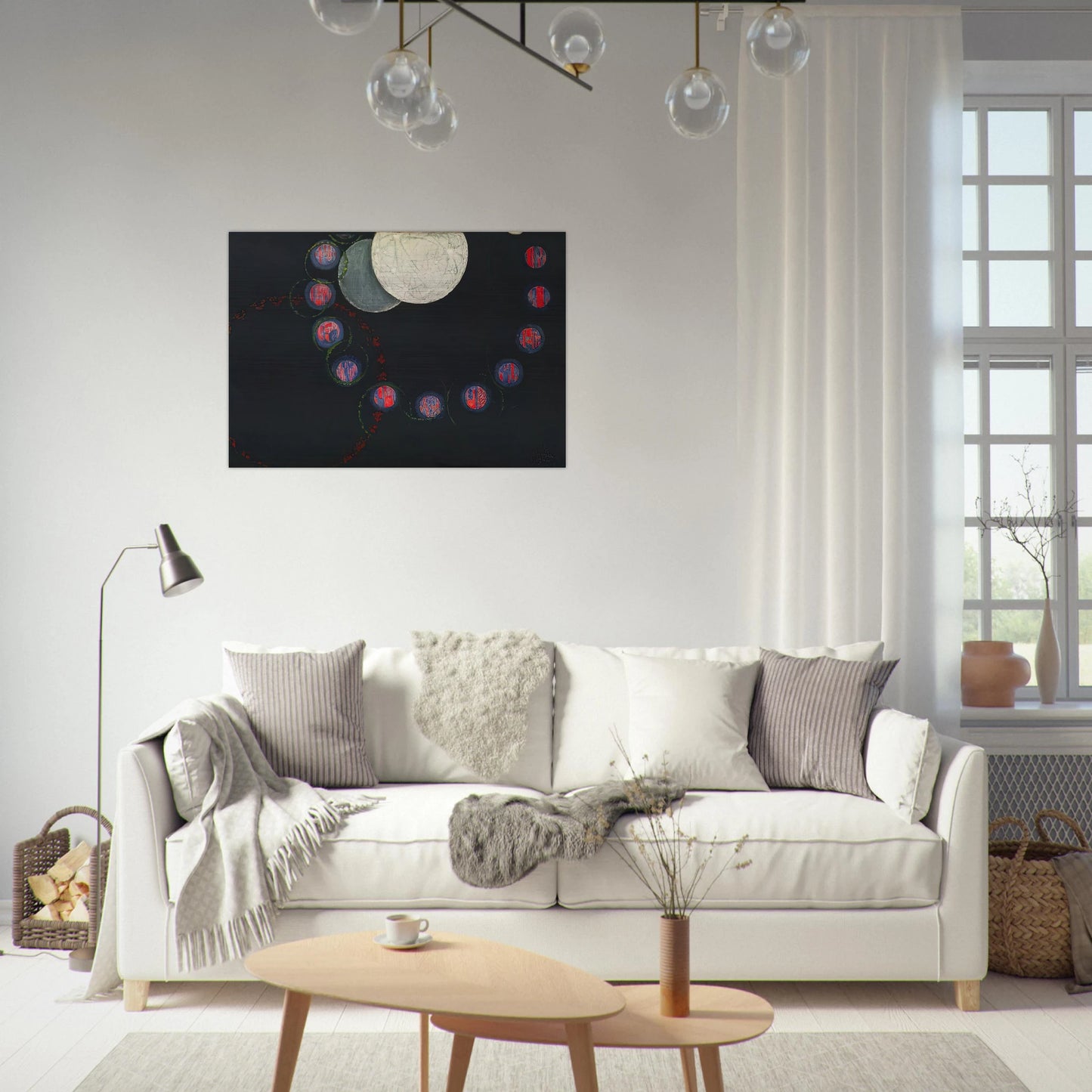 The First Step - Frantisek Kupka Brushed Aluminum Print - 70x100 cm / 28x40 inches | Frantisek Kupka Aluminum Print | Frantisek Kupka Prints