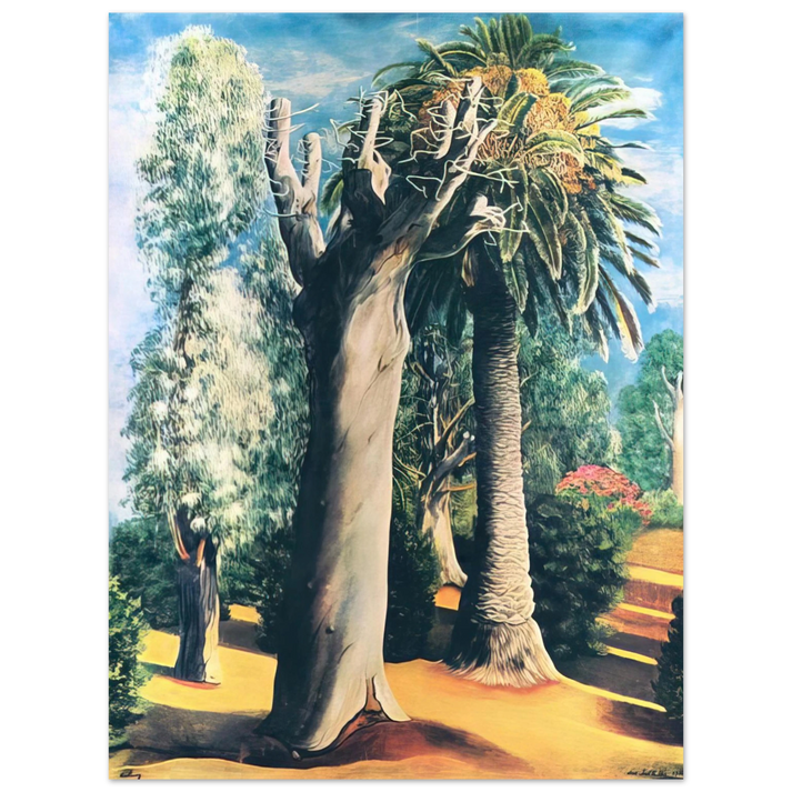 Moise Kisling - EUCALYPTUS AND PALM 1935  75x100 cm / 30x40inches Fine Art Poster