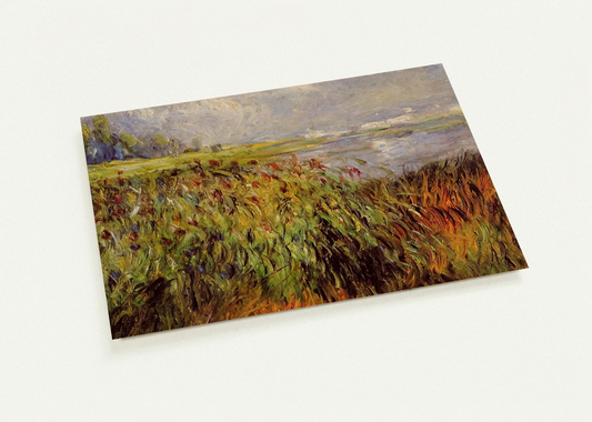 Bulrushes on the Banks of the Seine By Pierre-Auguste Renoir Pack of 10 Post Cards | Pierre-Auguste Renoir Post Cards | A6 (10.5 x 14.8 cm) - 4.1 x 5.8 inches