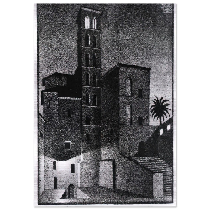 ESCHER (27) - MC Escher Brushed Aluminum Print - 70x100 cm / 28x40 inches | MC Escher Aluminum Print | MC Escher Prints