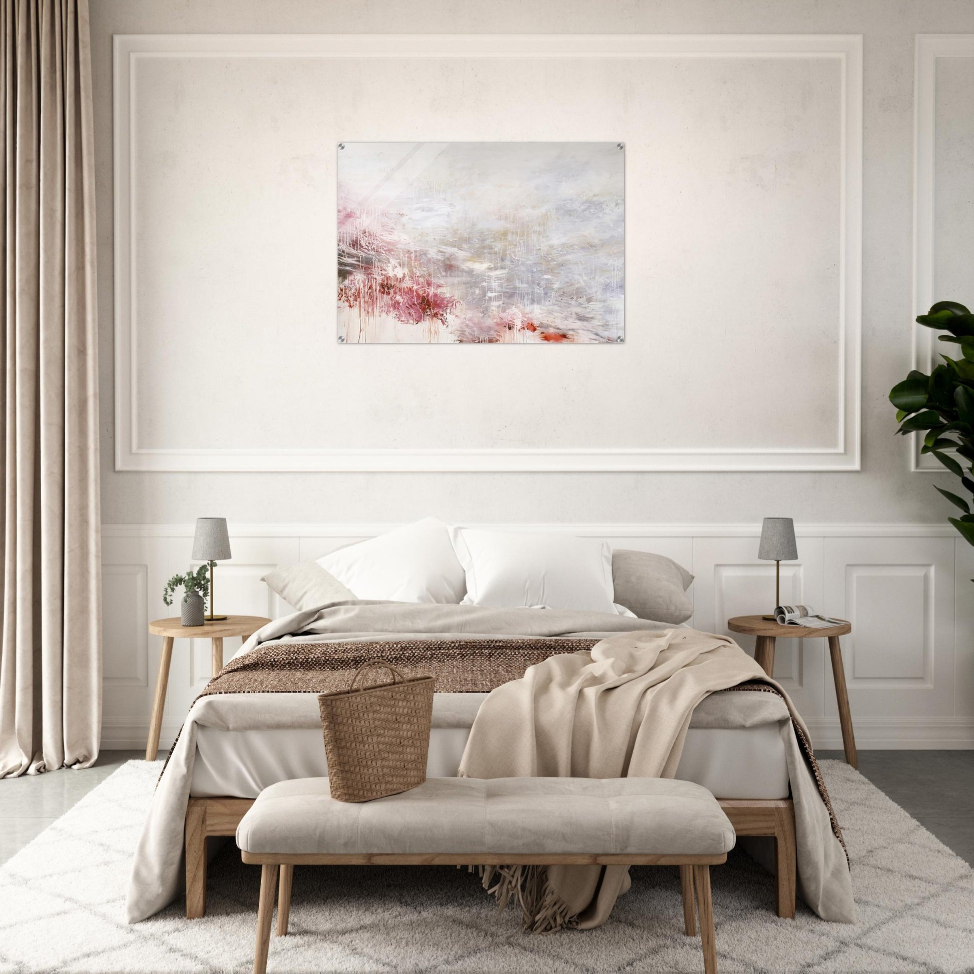 Hero and Leander  To Christopher Marlowe  [Rome] - Cy Twombly Acrylic Print - 70x100 cm / 28x40″ inches | Cy Twombly Wall Art | Cy Twombly Prints