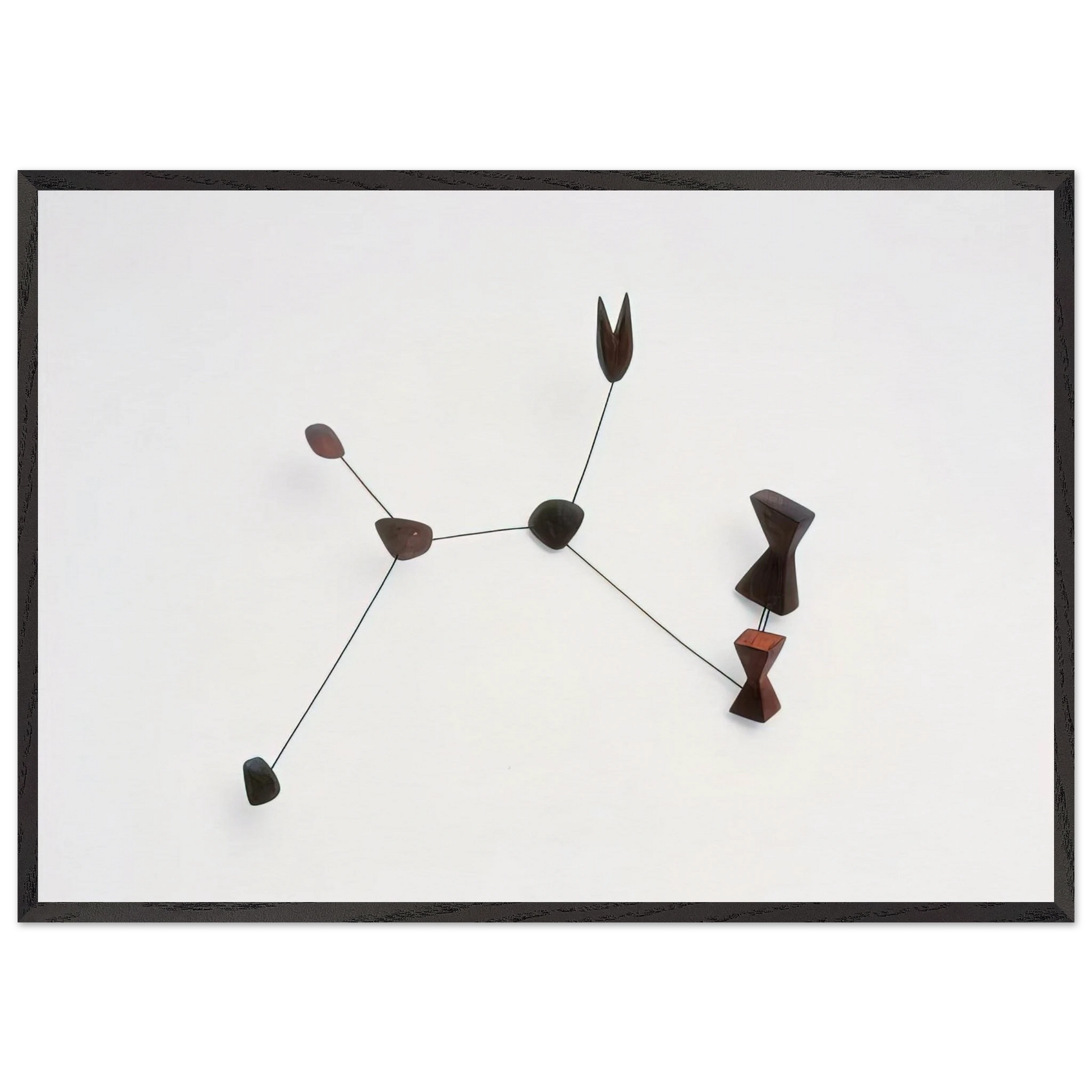 CONSTELLATION 1944 - Alexander Calder Framed Art Print – Black Wooden Frame - Default Title - -Framed Art Print