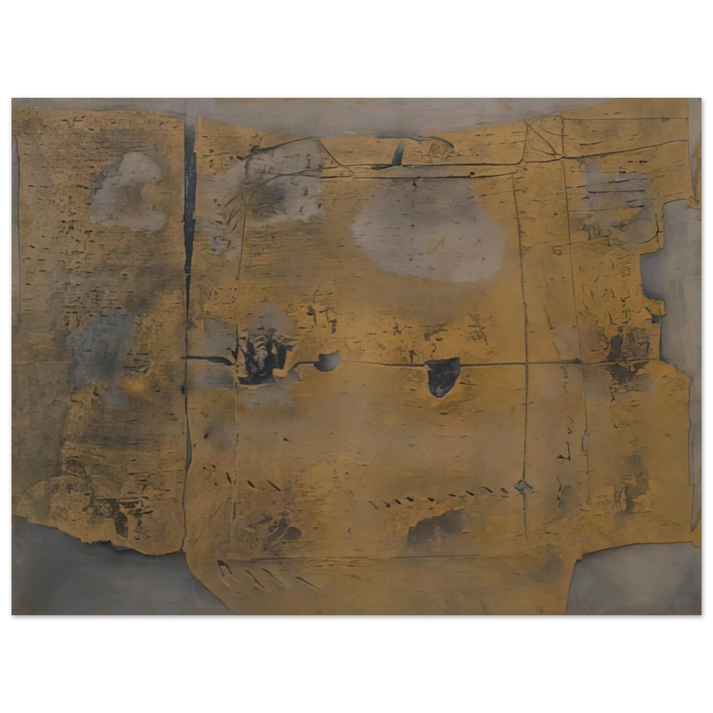Antoni Tapies - GREAT PAINTING 1958  75x100 cm / 30x40inches Fine Art Poster