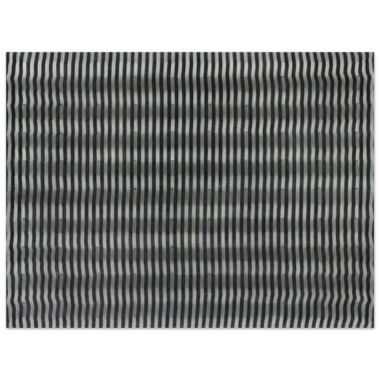 Enrico Castellani - Untitled Striped Surface - 1961 Fine Art Poster - Default Title