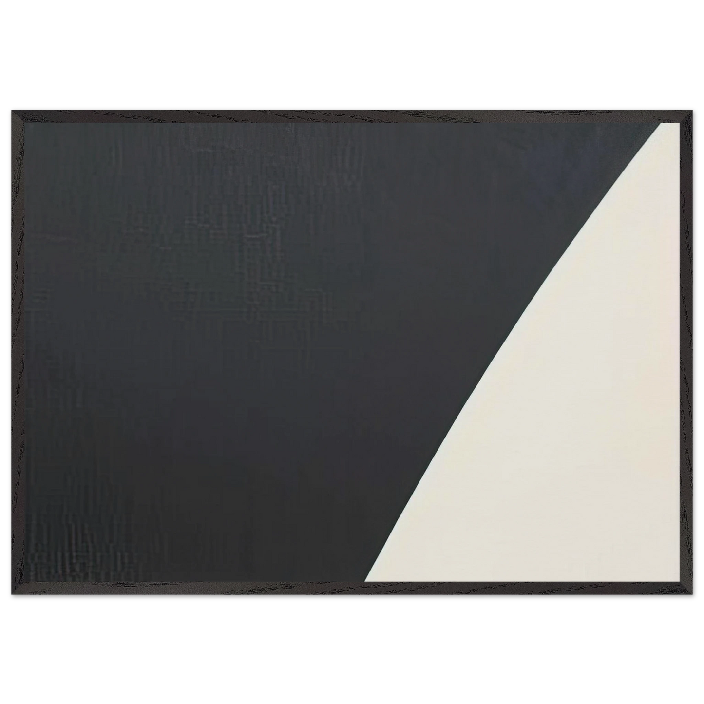 White Curve VII - Ellsworth Kelly Framed Art Print – Black Wooden Frame - Default Title - -Framed Art Print