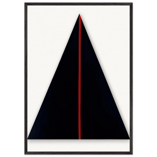 Jericho - Barnett Newman Framed Art Print – Black Wooden Frame - Default Title - -Framed Art Print