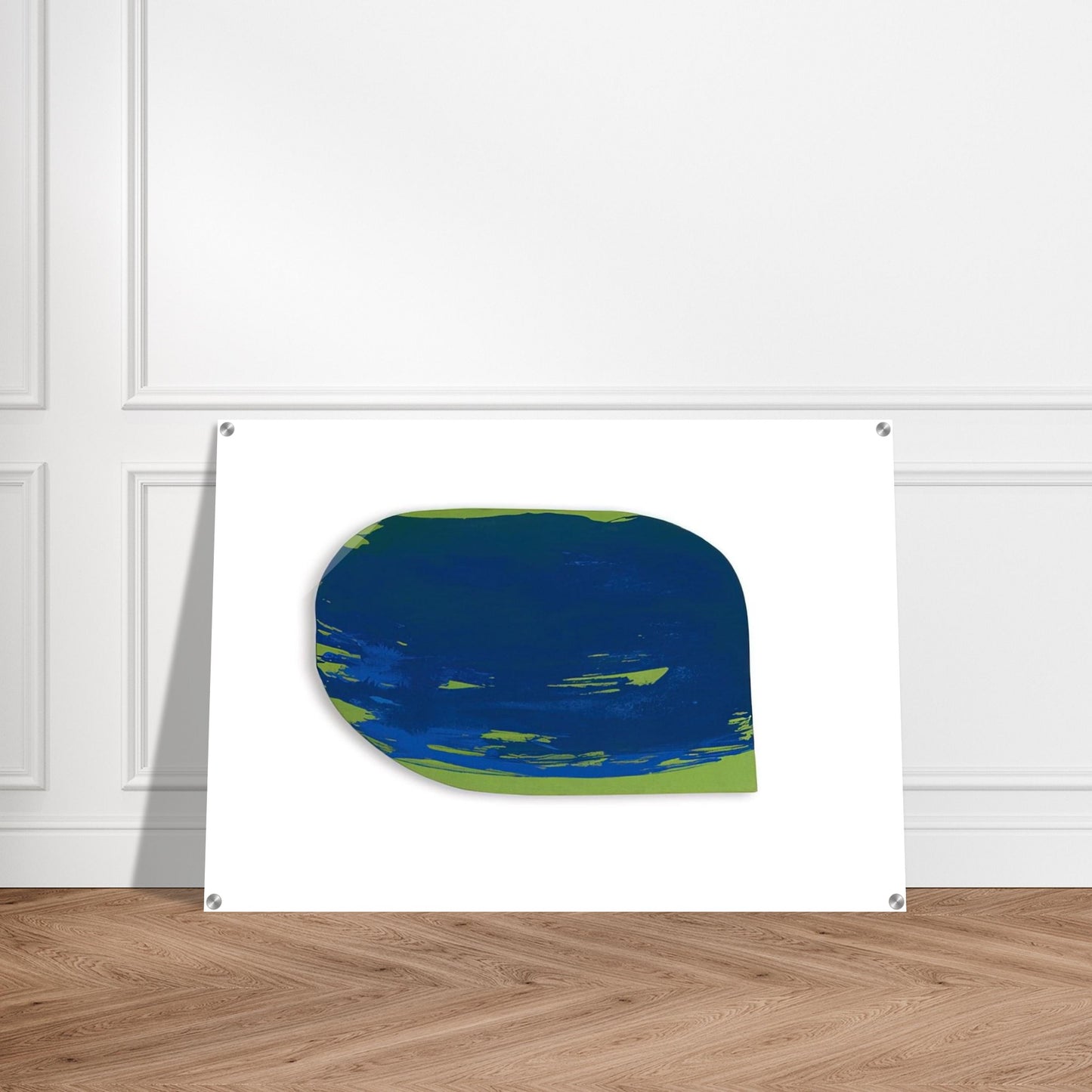 BLAU AUF GR N 1965 - BLINKY PALERMO Acrylic Print - 70x100 cm / 28x40″ inches | BLINKY PALERMO Wall Art | BLINKY PALERMO Prints