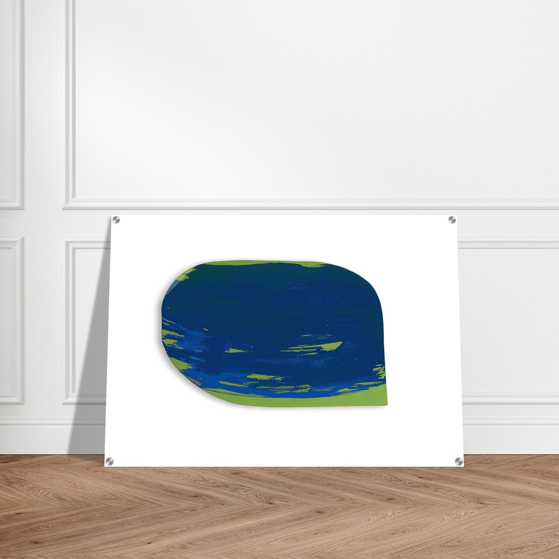 BLAU AUF GR N 1965 - BLINKY PALERMO Acrylic Print - 70x100 cm / 28x40″ inches | BLINKY PALERMO Wall Art | BLINKY PALERMO Prints