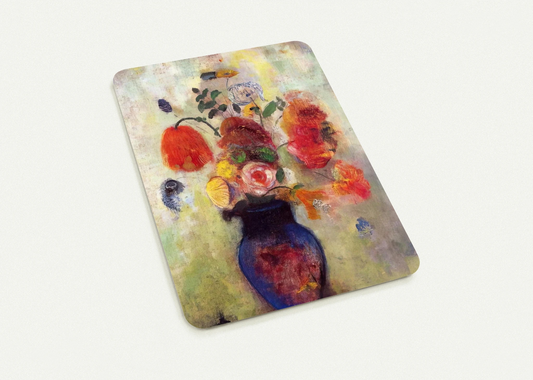 BOUQUET OF FLOWERS 3 By Odilon Redon Pack of 10 Post Cards | Odilon Redon Post Cards | A6 (10.5 x 14.8 cm) - 4.1 x 5.8 inches
