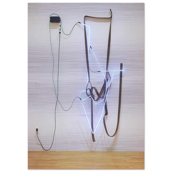 UNTITLED 1967 - Richard Serra Brushed Aluminum Print - 70x100 cm / 28x40 inches | Richard Serra Aluminum Print | Richard Serra Prints